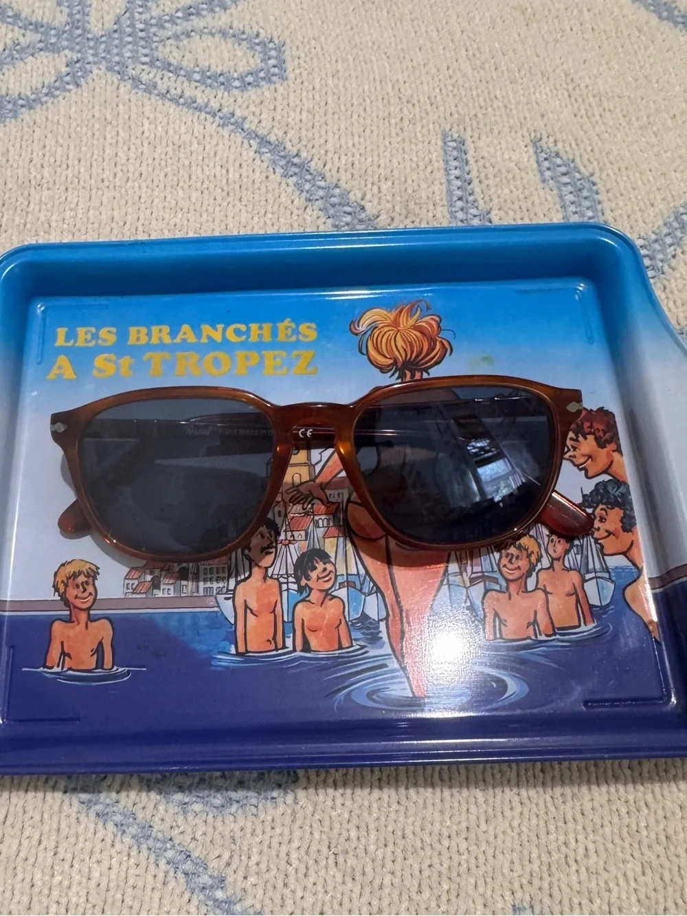 Persol Brown Frame Sunglasses with Dark Lenses - Men or Women’s Sunglasses